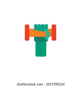 Barbell Logo Icon Design