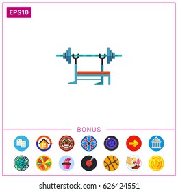 Barbell Machine Icon