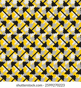 barbell Pattern seamless. weight Background. gym ornament concept