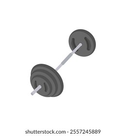 Barbell, Sport Equipment Vector Illustration Isolated