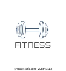barbell vector design template