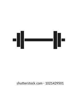 barbell vector icon, bodybuilding vector icon