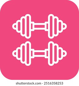 Barbell Vector Icon Design Illustration