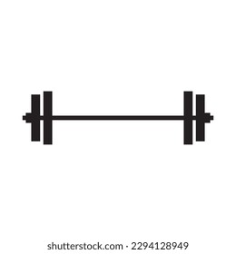 Icono de vector Barbell. Diseño de señales planas de Barbell. Pictograma de símbolo de la parrilla. icono de interfaz de usuario de UX