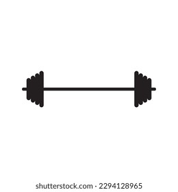 Barbell vector icon. Barbell flat sign design. Barbell symbol pictogram. UX UI icon