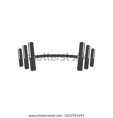 barbell vector  icon illustration design
