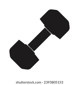 Barbell vector icon,illustration template design
