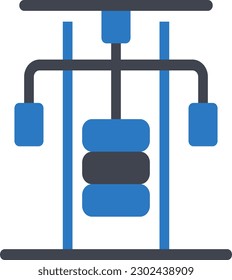barbell  Vector illustration on a transparent background. Premium quality symmbols. Glyphs vector icons for concept and graphic design.