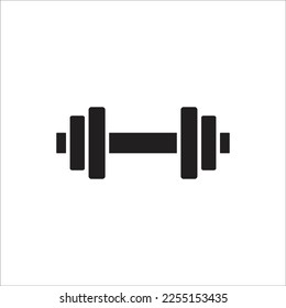 barbell vector line new icon