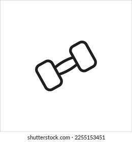 barbell vector line new icon