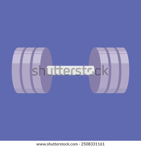 Barbell Weight Dumbbell vector icon. gym weights equipment vector. gym fitness weights
