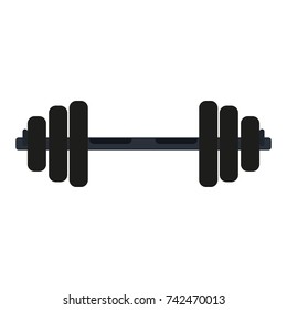 barbell weight lifting icon image 