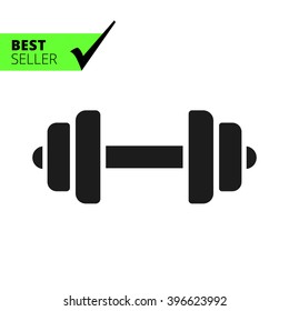 Barbell with weight plates