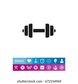 Barbell con placas de peso