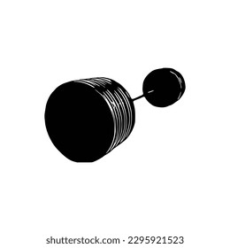 Barbells Bar, Barbells Vector, Gym equipment, Gym equipment isolated, Gym equipment vector, Gym equipment silhouette, Barbells silhouette
