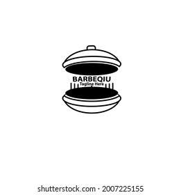Diseño de logotipo Barbeqiu eps 10, identidad de marca