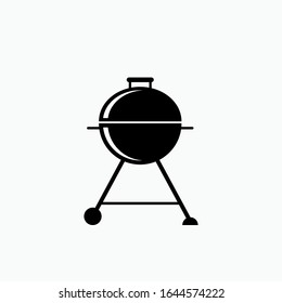 Icono de la parrilla de barbacoa - Vector, Signo y Símbolo de Diseño, Presentación, Sitio Web o Elementos de Aplicaciones,