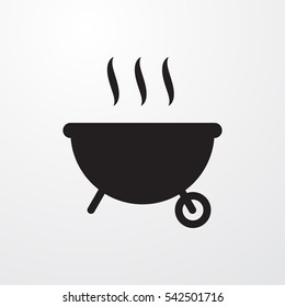 barbeque icon illustration isolated vector sign symbol