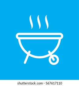 Barbeque Icon Illustration Isolated Vector Sign Symbol