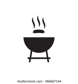 barbeque icon illustration isolated vector sign symbol