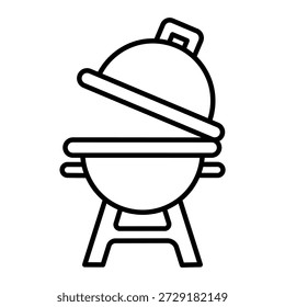 Icono de la barbacoa símbolo aislado Ilustración vectorial - iconos vectoriales de alta calidad