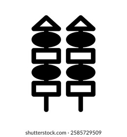 Barbeque Icon Vector from Food and Drink Set