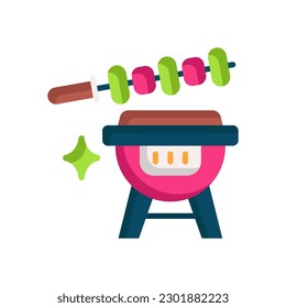 barbeque Symbol für Ihre Website, Handy, Präsentation und Logo-Design.