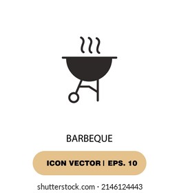 barbeque  icons  symbol vector elements for infographic web