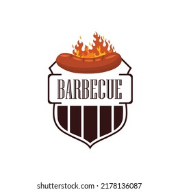 barbeque logo and symbol vector illustration design