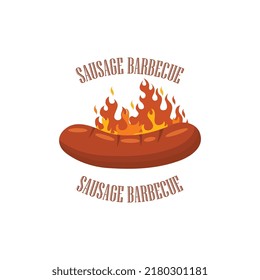 barbeque logo and symbol vector illustration design