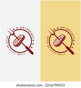 barbeque Logo und Symbol, Vektorgrafik-Design