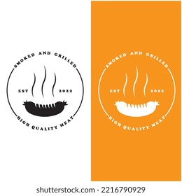 barbeque logo and symbol vector illustration design