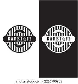 barbeque logo and symbol vector illustration design