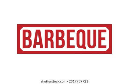 Diseño vectorial de Estampado de goma roja de barbacoa.