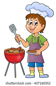 Barbeque theme image 1 - eps10 vector illustration.