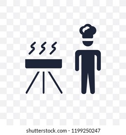 Barbeque transparent icon. Barbeque symbol design from Activity and Hobbies collection. Simple element vector illustration on transparent background.