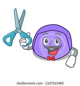 Barber blueberry roll cake character cartoon