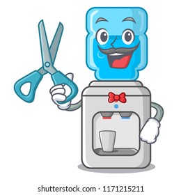 Barber cartoon water cooler for office and home