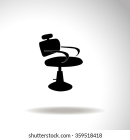 Barber chair icon.
