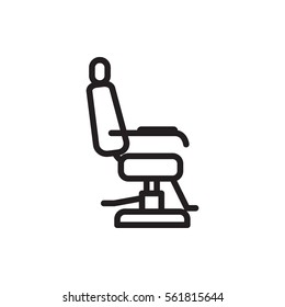 barber chair icon illustration isolated vector sign symbol