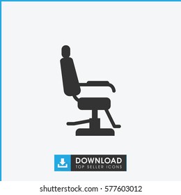 barber chair icon illustration isolated vector sign symbol