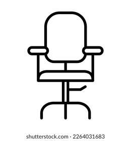 Barber Chair Icon Logo Design Vector Template Illustration Sign And Symbol Pixels Perfect