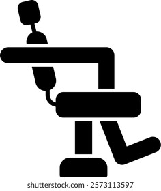 Barber Chair Icon Symbol Art Sign