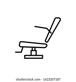 Barber chair icon. Universal icon for web and mobile application. Design template vector