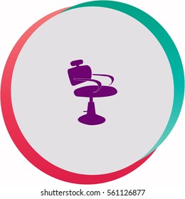 Barber chair  icon. Vector design.