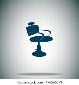 Barber chair vector icon