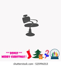 Barber chair  vector illustration.
