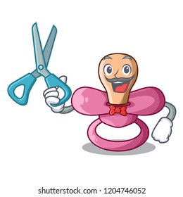 Barber character childrens pacifiers for the sleeping