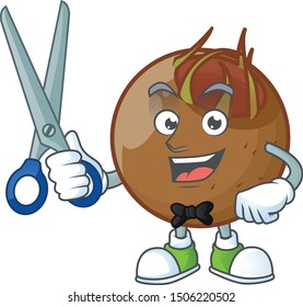 Barber character medlar fresh for design cartoon
