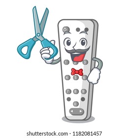 Barber character remote control for media center
